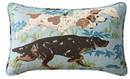 Ready to Ship, 10x22, Pointers Pillow Cover in Sky Blue