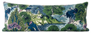 Ready to Ship 14x46 Pagoda Pillow Cover in Blue