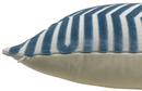 Vanderbilt Velvet Pillow Cover in Marine Blue, Schumacher Textiles