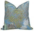Protea Performance Pillow Cover in Spa Blue, Thibaut Pillows