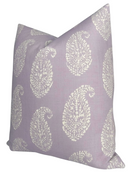 Kashmir Paisley Pillow Cover in Lilac Purple, Peter Dunham Textiles