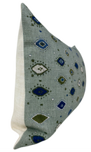 Oona Pillow Cover in Ocean Indigo, Peter Dunham Textiles