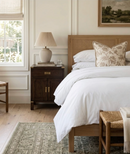 Chinoiserie Vine Pillow Cover in Neutral Brown, Schumacher Textiles