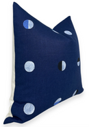 Joshua Tree Pillow Cover in Indigo Moons Blue, Schumacher Textiles