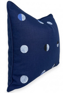 Joshua Tree Pillow Cover in Indigo Moons Blue, Schumacher Textiles
