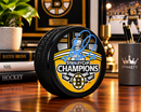 Mark Recchi Boston Bruins 2011 Stanley Cup Champions Autographed Hockey Logo Puck