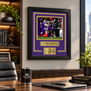 Justin Jefferson One-Handed Catch Minnesota Vikings 8"x10 Framed Photo with Engraved Autograph
