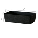 The Sculpted Bin - Long with Lid by SortJoy