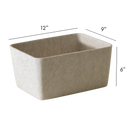 The Sculpted Bin - Wide with Lid | Set of 3 by SortJoy