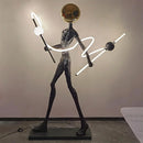 Sculpture Ginasta Spiral Floor Lamp