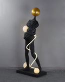Sculpture Ginasta Spiral Floor Lamp