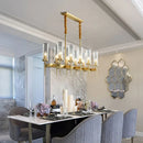 GobekUsa Gold Plated Nordic Living Room LED Chandelier | Luxury Hanging Pendant Lighting