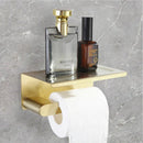 GobekUsa Bathroom Accessories Set: Towel Strip, Track, Holder, Rack, Hook, Dish, Toilet