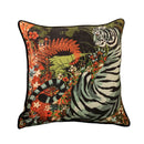 GobekUsa Elephant Jungle Paradise Throw Pillow Cover