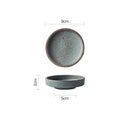 GobekUsa Ceramic Sauce Dishes Set - Round Seasoning & Snack Plates