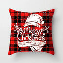 GobekUsa Christmas Cushion Cover 45x45cm Xmas Pillowcase for Sofa - Happy New Year 2023