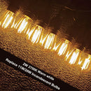 GobekUsa Amber Plastic Bulbs: Waterproof 2700K LED E27 String Light for Patio Outdoor Decor