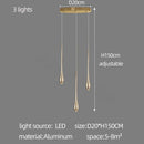 GobekUsa Gold-Plated LED Chandelier for Luxury Living Room and Restaurant