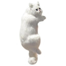 GobekUsa Cat Dog Plush Ornaments Dolls for Home Decor & TV, Realistic Pet Figurines