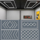 GobekUsa Hexagon LED Ceiling Light for Home Garage and Commercial Systems