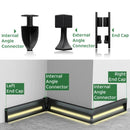 GobekUsa LED Skirting Profile: Hidden Corner Recessed Aluminum Baseboard Light Strip