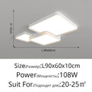 GobekUsa LED Acrylic Chandelier - Modern Indoor Lighting for Bedroom Kitchen Living Room