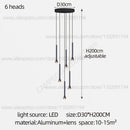 GobekUsa Horn-Shaped Nordic Pendant Lamp for Modern Living Room and Staircase