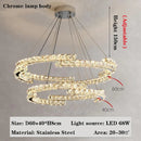 GobekUsa Crystal Chandelier: Modern Luxury Living Room Lamps for Bedroom and Dining Room