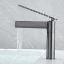 GobekUsa Basin Faucet: Deck Mounted Hot Cold Water Mixer Taps for Bathroom Sink