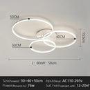 GobekUsa LED Chandelier Modern Style Ceiling Lamp Bedroom Dining Room Light