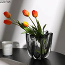 GobekUsa Glass Vase Hydroponics Desk Decoration Floral Arrangement Room Decor