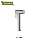 GobekUsa Brass Bidet Spray: Gold/Black, Hot/Cold Mixer Valve, Bathroom Shattaf Sprayer