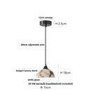 GobekUsa LED Pendant Lights Bulgari Stone Adjustable Steel Hang Lamp Lighting