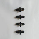 GobekUsa Ceiling Track Rail Connector Set: Black/White, Straight/Cross, 0.5m/1m, 2-Wire