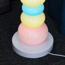 GobekUsa Glowbule Bead Floor Light: Candy Glass Lamp for Bedroom, Living Room, Children's Room