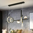 GobekUsa LED Pendant Lights: Modern Minimalist Chandelier with Remote Control, Ideal for Kitchen, Dining, Office