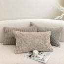 GobekUsa Light Grey Coffee Texture Pillow Covers - Modern Simplicity Cushion Cover for Home