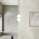 GobekUsa Glass Ball Pendant Light: Modern Decor for Duplex Stairwells, Living Room, Bedroom