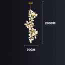 GobekUsa Gold Grape Chandelier Glass Pendant Lights for Living Room & Dining Room