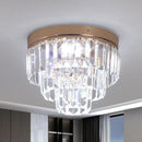 GobekUsa Crystal LED Ceiling Chandelier for Kitchen Island, Living Room, Dining Room Lighting