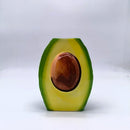 GobekUsa Avocado Ceramic Vase: Unique Flower Arrangement Pot Home Decor Craft Pots