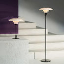 GobekUsa Glass Shade LED Floor Lamp for Living Room, Bedroom - Nordic Minimalist Retro Style