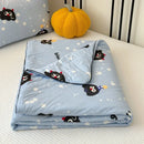 GobekUsa Cartoon Patchwork Summer Cooling Blanket Lightweight Air Condition Comforter