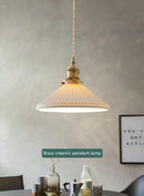 GobekUsa Japanese Ceramic Pendant Light Scandinavian Style Luxury Lamp