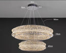 GobekUsa K9 Crystal Luxury Chandelier for Restaurant Bar Hotel LED Lamps