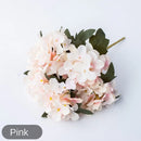GobekUsa Hydrangea Branch Decor - High Quality Artificial Silk Flowers for Home Wedding Party