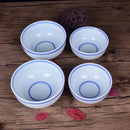 GobekUsa Blue and White Porcelain Rice Bowl - Jingdezhen Ceramic Soup Bowl