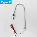 GobekUsa LED Gooseneck Work Light 3W Industrial Hose Lamp with Switch