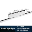GobekUsa LED Track Light 10/20W COB Adjustable Grille Spot Lamp Linear Fill Rail Lighting