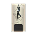 Abstract Figure Luminous Canvas Painting Wall Lamps by GobekUsa